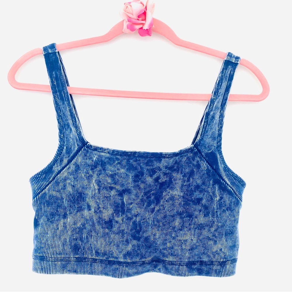 💕Urban Outfitters Blue Ribbed Top SZ M